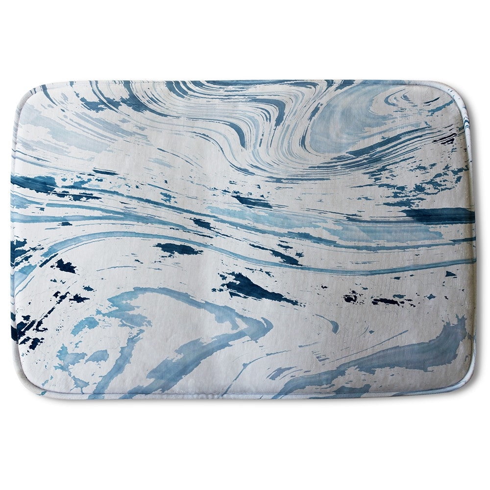 Bathmat -Light Blue Marble (Bath Mats) - Walmart.com