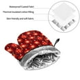 thumbnail image 6 of Cauagu Christmas Red Balls Print Oven Mitts and Pot Holders 4 pcs Set,Extra Thicken Long Kitchen Oven Glove Potholders BBQ Gloves-Oven Mitts and Pot Holders(11 Inch), 6 of 6