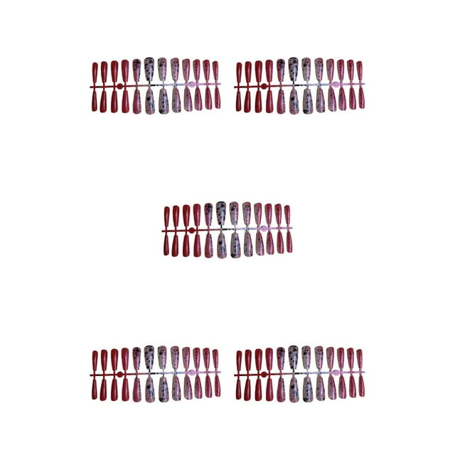 Uñas artificiales Vogacara 24 Uds. en forma de T extra largas