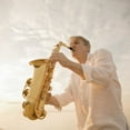 thumbnail image 3 of Brass Saxophone Brass Material Eb Alto Saxophone for Performance for Beginners Experienced Players, 3 of 7