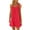 Red, variant on LEAVINGSUO Summer Dresses for Women 2024 Women's Beach Dress Bikini Beachwear Coverups Casual Vacation Short Summer Halter Dresses