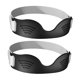 thumbnail image 4 of 2 correas para tendón rotuliano, rodilleras ligeras y cómodas, estabilizadoras de banda rotuliana para correr, bádminton, senderismo y gimnasio. Negro, 4 of 8