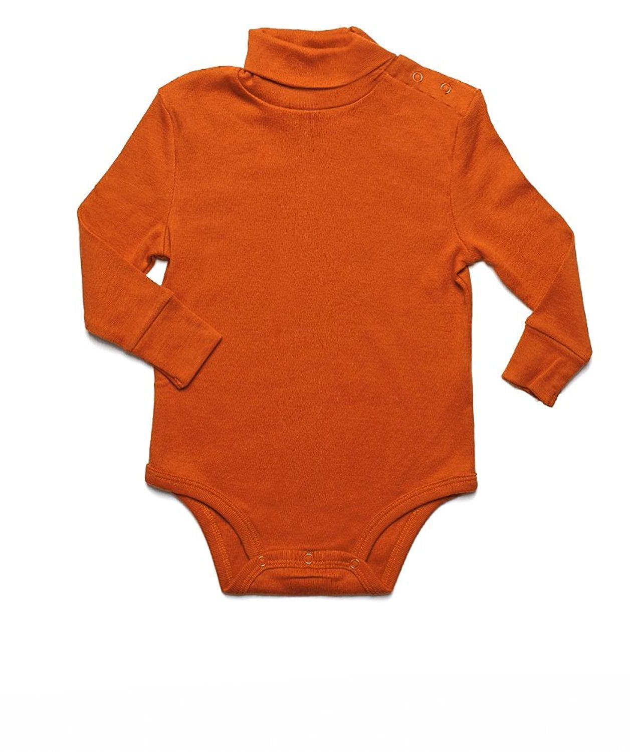 orange turtleneck bodysuit