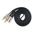 thumbnail image 3 of 3M 1 XLR to 2 RCA Male Plug Stereo Audio Cable Connector Y Splitter Wire Cord 1, 3 of 6