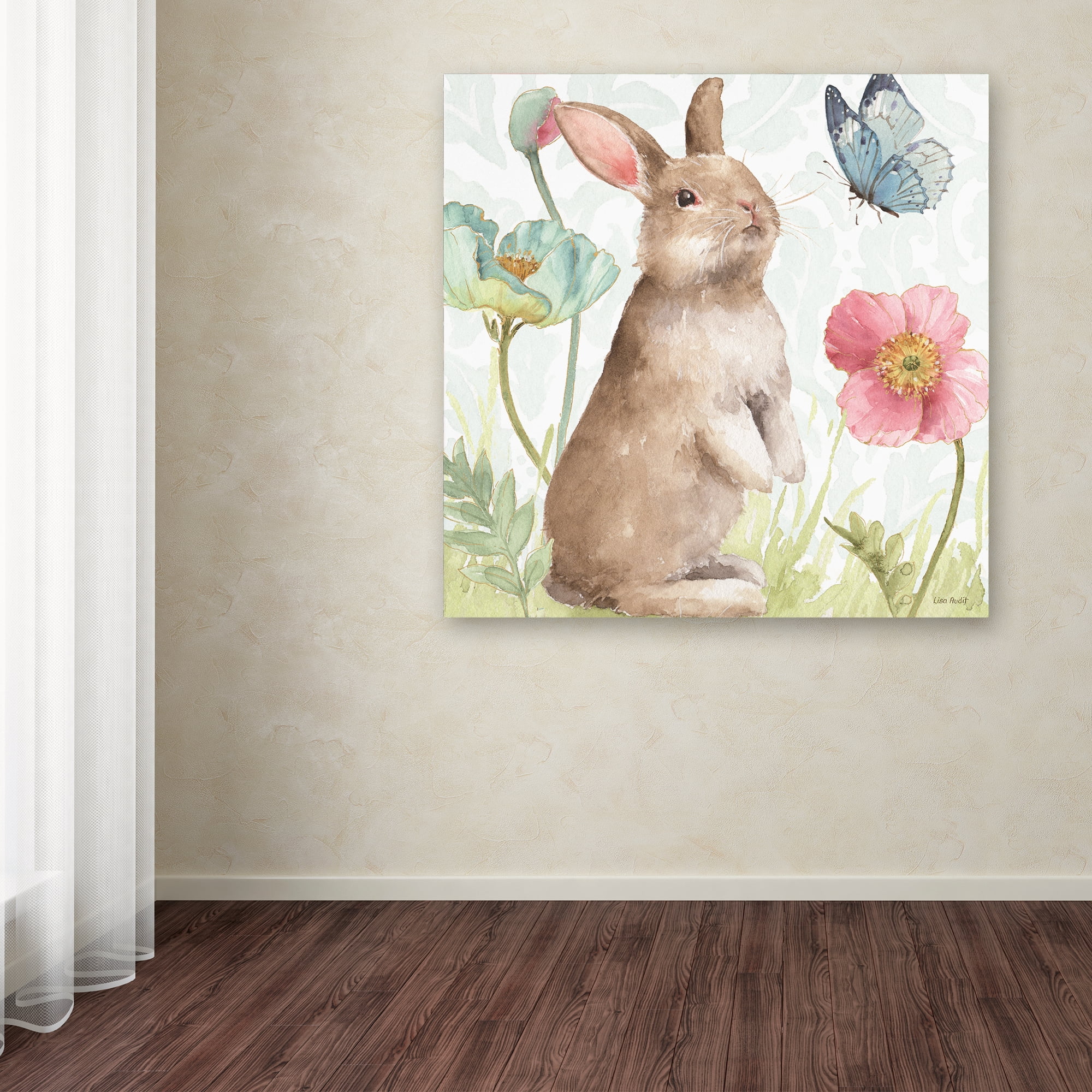 Lisa Audit 'Spring Softies Bunnies II' Canvas Art
