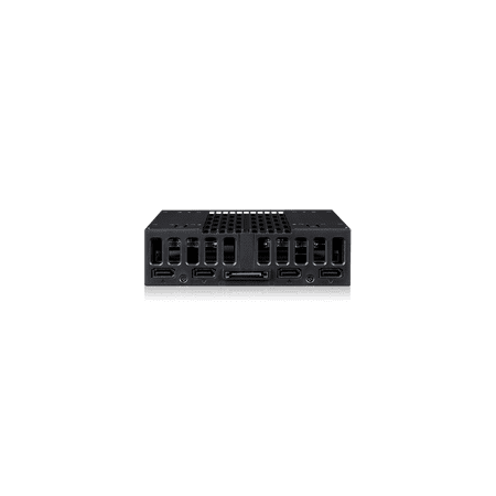 UPC: 0884826508687 | ICY DOCK Tray-less 4x 2.5  SAS/SATA SSD/HDD Mobile Rack for 5.25  Bay – flexiDOCK MB024SP-B