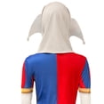thumbnail image 4 of Disfraz de Pomni de Anime The Amazing Digital Circus para adultos y niños, uniforme de Halloween, mono y sombrero, 2 piezas, 4 of 5