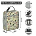 thumbnail image 3 of Sloth Insulated Lunch Bag Box Men Reusable Lunch Bag Lightweight Lunchbox Picnic Travel, 3 of 6