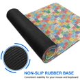 thumbnail image 6 of 31.5x15.7 Inch Gaming Mouse Pad, Non-Slip Stitched Rubber Desk Mat for Desktop & Laptop,Cat Face Colorful Pattern, 6 of 6