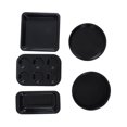 thumbnail image 3 of Bakeware Kit Space Saving Baking Set Bakeware Set Professional Carbon Steel Baking Pans Set With Cake  Baking Pans Pizza Tray For Home KitchenBlack, 3 of 8