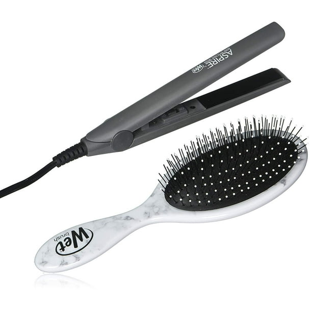 Wet Brush Marble Detangling Brush with Aspire Mini Styling