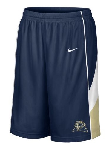 Nike Men's Pitt Panthers Blue Replica Basketball Shorts, Large