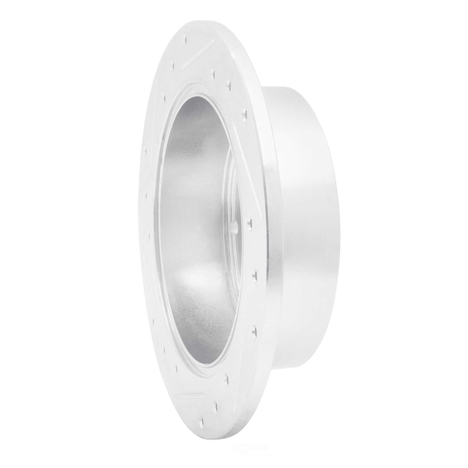 Dynamic Friction Company 631-03014R DFC Brake Rotor - Drilled And Slotted - Silver