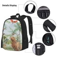 thumbnail image 3 of Balery Watercolor African Animals Wildlife Mochila Escolar 3 en 1 para Niños - Mochila Resistente con Lonchera Térmica y Estuche - Mochila Escolar para Niños y Niñas, 3 of 7