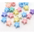 thumbnail image 3 of EOEMY 200 Mixed Pastel Color Acrylic Star Pony Beads 10mm Kids Craft Kandi Bracelet, 3 of 8