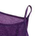 thumbnail image 3 of Tops de de espagueti de Camiso con cuello en de swing irregures para mujeres Púrpura Zulema tirante de espagueti sin mangas, 3 of 8