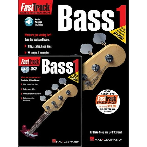 FastTrack - Bass Guitar 1 Starter Pack (Paperback) by Hal Leonard Publishing Corporation