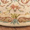 thumbnail image 4 of SAFAVIEH Bergama London Oriental Wool Area Rug, Light Gold/Beige, 8' x 8' Round, 4 of 12