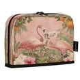 thumbnail image 2 of Standing Pencil Case with Base Large Capacity Stationery Pouch Pen Bag with Zipper for Women Men Flamingos in Tropical Garden, 2 of 7
