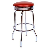 19715- Floridian Swivel Bar Stool-Color:Wine,Height:24