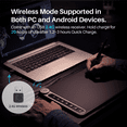 thumbnail image 6 of Huion Inspiroy Dial Q620M Wireless Pen Tablet Graphics Drawing Tablet OTG Tilt, 6 of 8