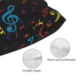 thumbnail image 3 of Balery Color Musical Notes Funda de Cojín Estampada, Regalos para Mujeres, Regalos de Amor para Ella, Regalos para Novia o Esposa, Funda de Almohada-16"x24", 3 of 6