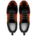 thumbnail image 5 of Customuart Flame Wolf Shoes for Men Running Shoes Black Sneakers Size 12, 5 of 5