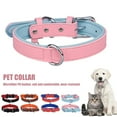 thumbnail image 3 of Meidiya Leather Soft Padded Breathable Dog Collars with 2 Rings,Durable Adjustable Leather Pet Collars for Small Medium Large Dogs and Cats, 3 of 7