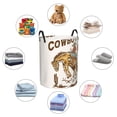 thumbnail image 4 of Lsque Cowboy Up Vintage Wild West Pattern Laundry Hamper Basket, Tall Woven Rope Hamper Basket for Clothes, Lightweight Storage Basket, Collapsible Waterproof-Small, 4 of 6