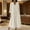 c01White, variant on JGGSPWM Womens 3/4 Sleeve Linen Dress Casual Summer Dresses with Pockets Loose Midi A Line Flowy Dress Boho V Neck Sundress Brown M