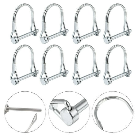 

10pcs Safety Coupler Pin Round Safety Shaft Wire Retainer Coupler Shaft Pin