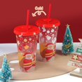 thumbnail image 2 of Christmas Color Changing Cup 710ml Christmas Color Changing Cups With Lids Reusable Food Grade Santa Design For Adults Kids, 2 of 5