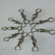 thumbnail image 2 of Soidarity Paquete de 100 conectores giratorios de pesca de acero al carbono reemplazo para exteriores agua dulce 12-27mm accesorios de aparejos de anillo Pescar Negro talla 8 Soidarity DJ0451-15, 2 of 5