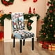 thumbnail image 1 of Oioii Christmas Chair Protector Cover Stretch Removable Washable Chair Seat Protector Cover Christmas Seat Slipcover for Home Hotel Dining Room Banquet Wedding Party, 1 of 6