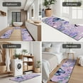 thumbnail image 5 of Purple Butterfly Flower Butterfly Pattern Kitchen Rugs Sets Of 3,Kitchen Runner Rugs Non Skid Washable,Decorative Kitchen Floor Mats for Kitchen,Sink,Laundry,17"x30"+ 17"x47" + 17"x59", 5 of 6