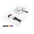 thumbnail image 1 of DIY Signature Painting, Fingerprint Painting Scratch  Chemical Fiber   For Birthdays For Parties For Weddings For Wall Decoration, 1 of 8