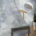 thumbnail image 5 of Gray Blue Sheer Curtains 96 Inches Long 2 Panels Set, Window Sheer Curtains for Living Room/Bedroom, Abstract Contemporary Graffiti Art Ombre Simple Light Filtering Rod Pocket Curtain 52'' x 96'' x 2, 5 of 7