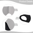 thumbnail image 2 of Light Blocking Eye Cover Travel Blindfold Lunch Break Eye Cover for Camping Gray, 2 of 9