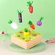 thumbnail image 1 of Bebé de Montessori Juguete de Zanahorias Juegos de Apilamiento Juguete de Cumpleaños Salvador Cosecha de la zanahoria Puzzle, 1 of 7