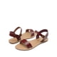 thumbnail image 5 of Sandalias planas con tira en el tobillo para mujer DREAM PAIRS marrón talla 9, 5 of 7