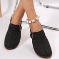 thumbnail image 2 of YLYL Orthopedic Mules for Women with Adjustable Hook Loop Arch Support Closed Toe Slip on Summer Slippers, 2 of 5