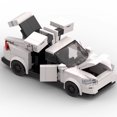 thumbnail image 5 of MOC partículas pequeñas Tesla Model 3 Performance Sedan Construction Kit, modelo de pantalla de coleccionista de bricolaje con diseño auténtico para entusiastas adultos y decoración, 5 of 5