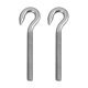thumbnail image 1 of Perchas para vasos de alta resistencia y resistentes a la corrosión (paquete de 2) Ganchos de tornillo M12 de acero inoxidable, 1 of 8