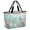 Green, variant on Blue Coastal Sea Turtle Beach Bag for Women, Large Breathable Mesh Beach Tote Bag, Summer Beach Ocean Abstract Art Sandproof Lightweight Travel Bags for Vacation Picnic Swimming Pool 15.7"x15.7"x9.1"