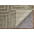 thumbnail image 4 of Feizy Channels Modern Geometric, Green/Taupe/Blue, 4' x 6' Accent Rug Stain Fade Resistant Easy Care Global Floor Rug for Living room Bedroom, 4 of 9