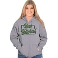 thumbnail image 4 of North Dakota You Betcha Midwest Slang Unisex Fleece Graphic Zip Up Hoodie Brisco Brands 2X, 4 of 5