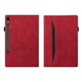 thumbnail image 3 of ELEHOLD Wallet Case for Samsung Galaxy Tab S10 FE+, Premium PU Leather Folio Case Cover with Card Slots & Stand & Pencil Holder,Red, 3 of 9