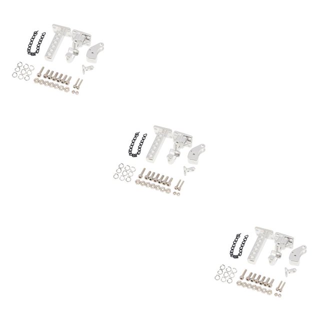 Tholdsy 1/10 RC Cars Drop Hitch Receiver Gancho de remolque Reemplazo de piezas Piezas de actualización Accesorios Reemplazo para TRX4 Type1 NO1