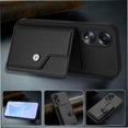 thumbnail image 3 of FOXDOCK Case for OPPO A58 4G RFID-Blocking Card Holder - Stylish Button Closure Design, 3 of 4