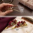 thumbnail image 2 of 2 PCS Vintage Rhinestone Hair Clips for Women  Girls, 2 of 4
